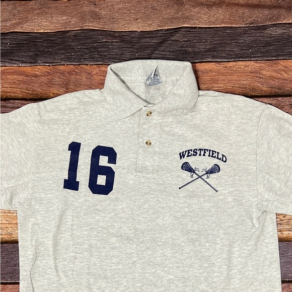 VTG Westfield Lacrosse Y2K Early 2000 Polo Golf Shirt - Picture 2 of 4